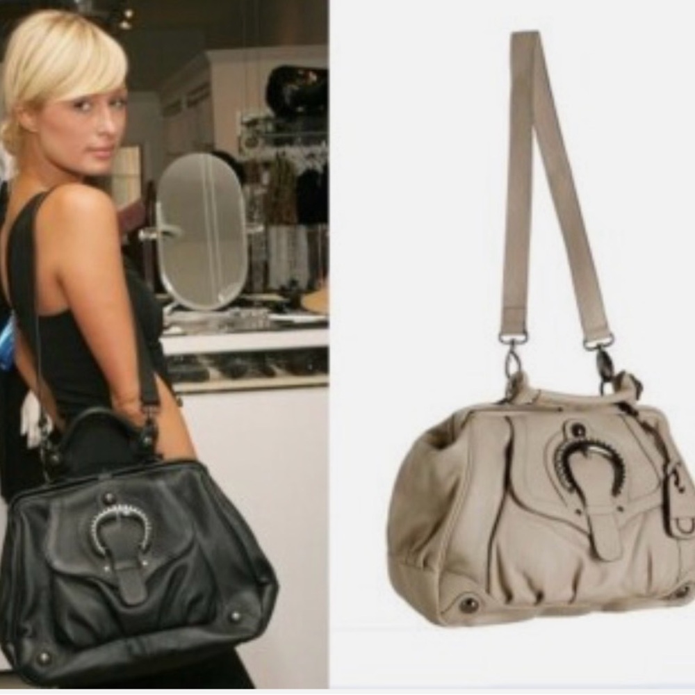 Hype Y2K Yellow Pebbled Leather Satchel with Detachable Strap - Costa Del Sol - Picture 11 of 13